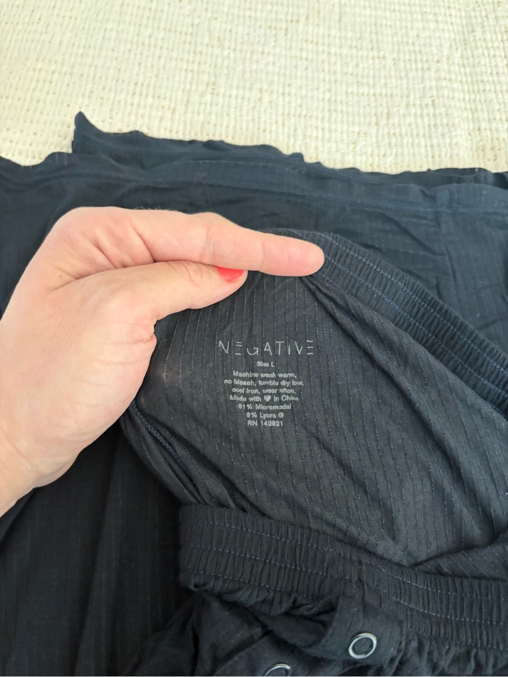 Negative Underwear Whipped Track Pant, L - Picture 3 of 3